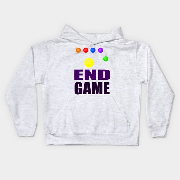 We're in the End Game now. Kids Hoodie by HeardUWereDead